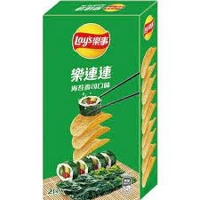 Großhandelsspezial: Hot-Selling legt Hokkaido Kelp Seegras Kartoffelchips in einer wirtschaftlichen 166g Packung