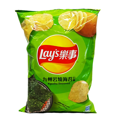 Lays Kyushu Seaweed Potato Chips - Pack 54g - Erweitern Sie Ihr Großhandelsangebot an asiatischen Snacks für den globalen Vertrieb.