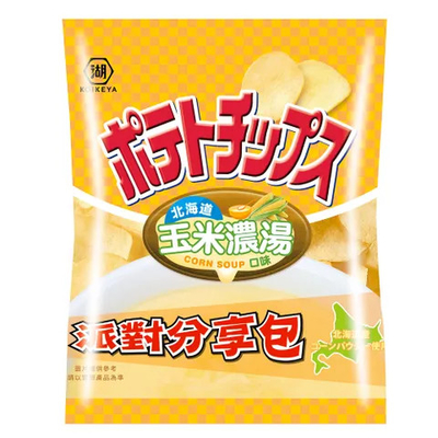 Verbessern Sie Ihr Sortiment mit Creamy Corn Soup Potato Chips, perfekt für internationale Snacks konzipiert