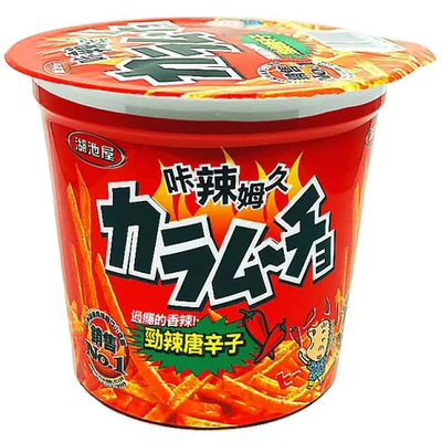 Erweitern Sie Ihr Sortiment mit Kalamojo Long Potato Sticks - Würzige Tang Xinzi Geschmack 65g / 12 Eimer