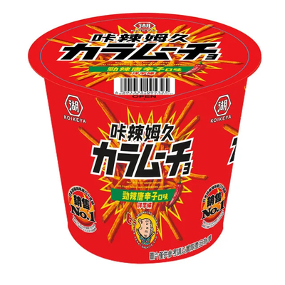 Erweitern Sie Ihr Sortiment mit Kalamojo Long Potato Sticks - Würzige Tang Xinzi Geschmack 65g / 12 Eimer