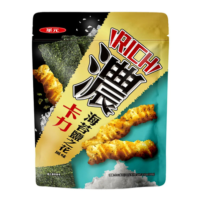 Erweitern Sie Ihre Snack-Großhandelswahl von Kali Kali Fleur de sel &amp; Seaweed Geschmackvolle Snacks 160g 10Packs