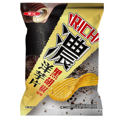 Kartoffelchips 76,5 g 12 Packungen Exporteur von beliebten asiatischen Snacks