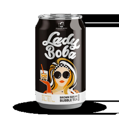 Hot FMCG-Produkt für 2024: 315 ml am besten verkauftes Brown Sugar Flavor Boba Tee Getränk - ideal für Großhandel und Vertrieb