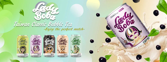 Genießen Sie den leckeren Apfel-Twist von Taiwan Apfelblase Milch Tee Konservengetränk mit platzendem Boba - Blase Tee Produkte