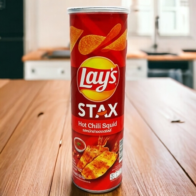 Großverkaufsmöglichkeit: Lay's Stax Hot Chili Squid 100g x 16g zu wettbewerbsfähigen Großhandelspreisen für den internationalen Einzelhandel