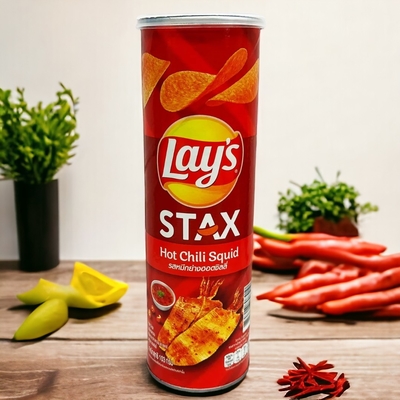Großverkaufsmöglichkeit: Lay's Stax Hot Chili Squid 100g x 16g zu wettbewerbsfähigen Großhandelspreisen für den internationalen Einzelhandel