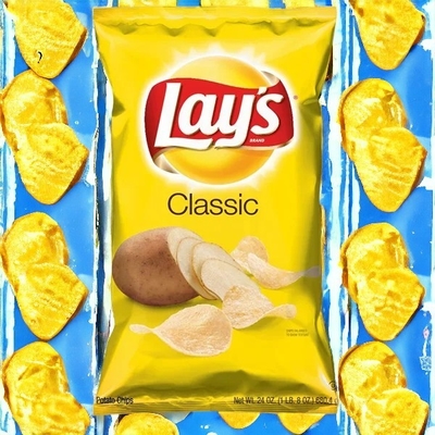 Lay's Original Kartoffelchips, 54g Packungen - Massengehäuse von 100 PCS - Ideal für internationale Snackhändler - wettbewerbsfähig