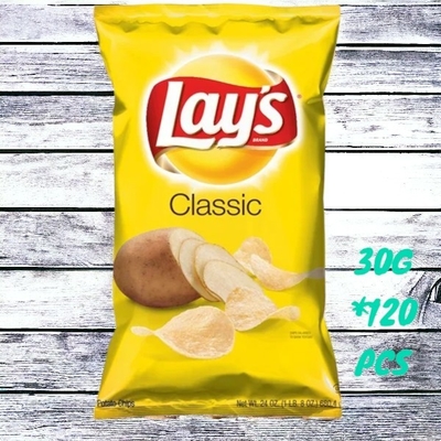 Lay's Original Kartoffelchips, 54g Packungen - Massengehäuse von 100 PCS - Ideal für internationale Snackhändler - wettbewerbsfähig