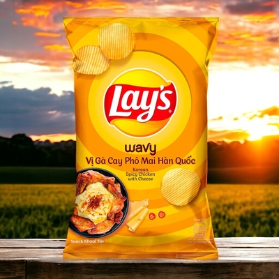 Lays Vietnam Mischung von Sorten CNF Versandbezeichnung Cheddar und Sauercreme Kartoffelchips