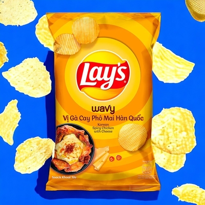 Snack Lays Viet Nam Sorten Lieferung mit CNF Versanddauer 6 Monate Exp Anweisung