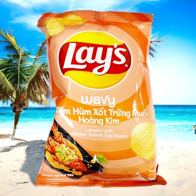 Lays Vietnam Mischung von Sorten CNF Versandbezeichnung Cheddar und Sauercreme Kartoffelchips