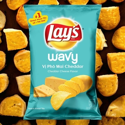 Snack Lays Viet Nam Sorten Lieferung mit CNF Versanddauer 6 Monate Exp Anweisung