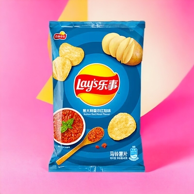 Lay's Italian Stew Flavor Chips - 135 g Verpackungen, 14 - MEGA PACKS Großhandelskase- Asiatischer Snacklieferant - Ursprung China