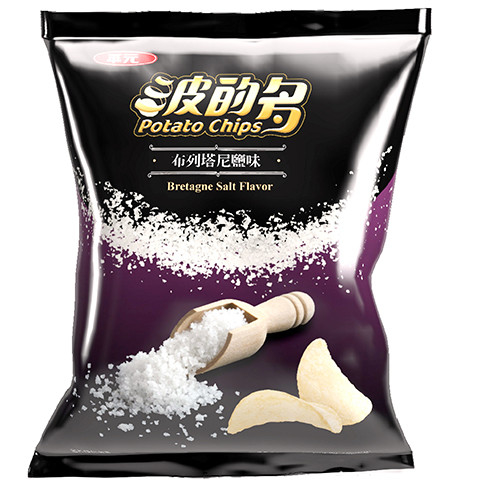 Extois Snack Großhandel mit Bretonnesalz 34g /10 Taschen- asiatische Snackmarke Großhandel-veggie Snack